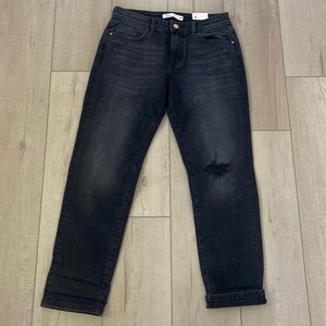 Zara low rise relaxed for ankle jeans size 4 NWT